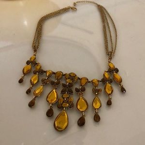 Jewel statement necklace
